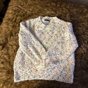 SHEIN Speckled Knit Sweater